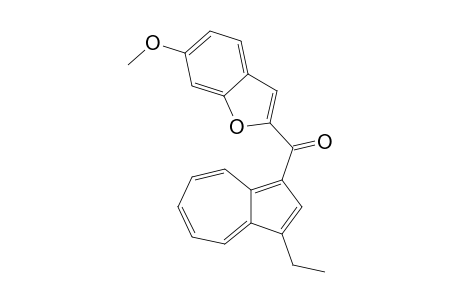 (3-ethyl-1-azulenyl)-(6-methoxy-2-benzofuranyl)methanone