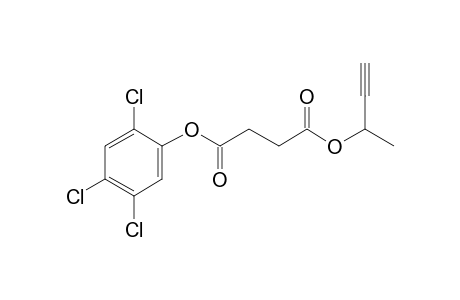 Succinic acid, but-3-yn-2-yl 2,4,5-trichlorophenyl ester