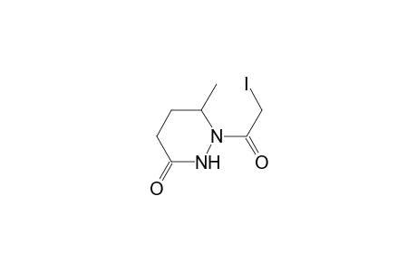 1-(2-iodanylethanoyl)-6-methyl-1,2-diazinan-3-one