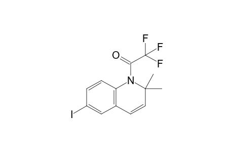 2,2,2-trifluoro-1-(6-iodo-2,2-dimethyl-1-quinolinyl)ethanone