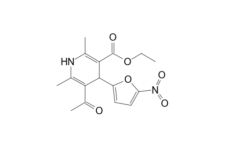 4-(5'-Nitro-2'-furyl)-3-acetyl-5-(ethoxycarbonyl)-2,6-dimethyl-1,4-dihydropyridine