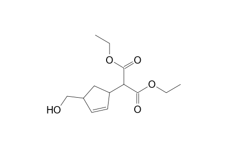 Diethyl 2-[4'-(hydroxymethyl)cyclopent-2'-enyl]propanedioate