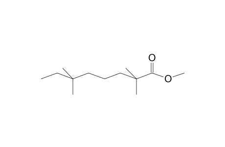 2,2,6,6-Tetramethyl-octanoic acid, methyl ester