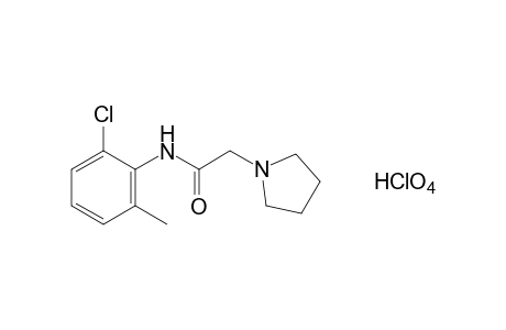 6'-chloro-1-pyrrolidineaceto-o-toluidide, monoperchlorate