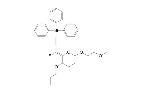 [(E)-3-fluoro-4-(2-methoxyethoxymethoxy)-5-prop-2-enoxyhept-3-en-1-ynyl]-tri(phenyl)silane