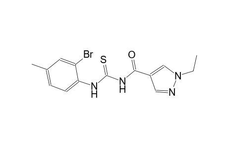 N-(2-bromo-4-methylphenyl)-N'-[(1-ethyl-1H-pyrazol-4-yl)carbonyl]thiourea