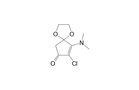 2-CHLORO-3-DIMETHYLAMINO-4,4-ETHYLENEDIOXY-2-CYCLOPENTENONE
