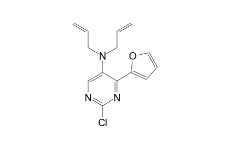 N,N-Diallyl-2-chloro-4-(2-furyl)-pyrimidin-5-amine