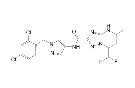N-[1-(2,4-dichlorobenzyl)-1H-pyrazol-4-yl]-7-(difluoromethyl)-5-methyl-4,5,6,7-tetrahydro[1,2,4]triazolo[1,5-a]pyrimidine-2-carboxamide