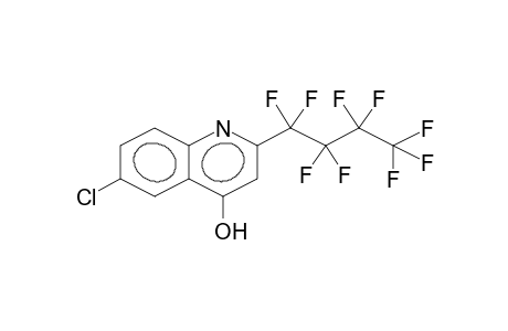 2-PERFLUOROBUTYL-4-HYDROXY-6-CHLOROQUINOLINE