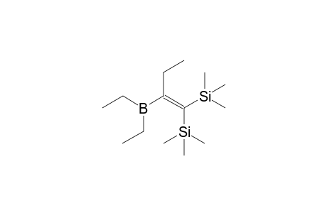 Diethyl[1,1-bis(trimethylsilyl)buten-2-yl]borane