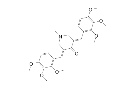 (3E,5E)-1-methyl-3,5-bis(2,3,4-trimethoxybenzylidene)-4-piperidinone