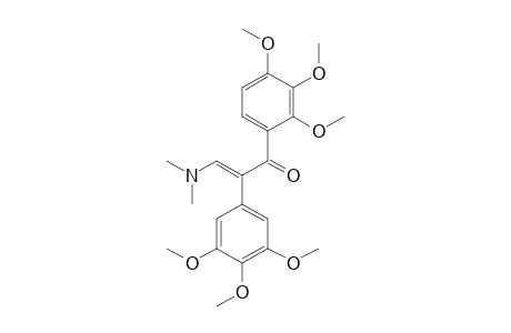 3-(N,N-DIMETHYLAMINO)-1-(2,3,4-TRIMETHOXYPHENYL)-2-(3,4,5-TRIMETHOXYPHENYL)-PROPENONE