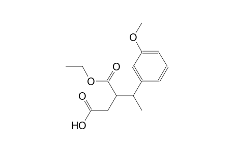 3-(ethoxycarbonyl)-4-(3-methoxyphenyl)pentanoic acid