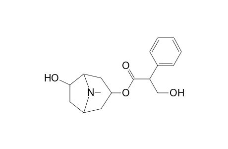 3-Hydroxy-2-phenyl-propionic acid 6-hydroxy-8-methyl-8-aza-bicyclo[3.2.1]oct-3-yl ester