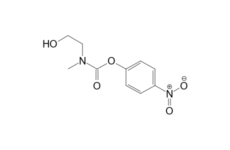 Carbamic acid, N-(2-hydroxyethyl)-N-methyl-, 4-nitrophenyl ester