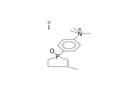 1-(PARA-TRIMETHYLAMMONIOPHENYL)-1-OXO-3-METHYLPHOSPHOL-2-ENE IODIDE