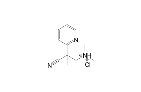 [2-Cyano-2-(2'-pyridyl)propyl]-dimethylammonium chloride