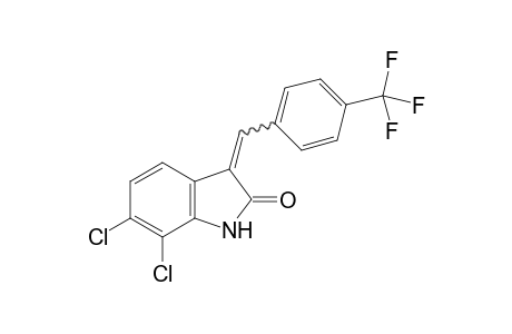 (E/Z)-6,7-Dichloro-3-[4-(trifluoromethyl)benzylidene]indolin-2-one