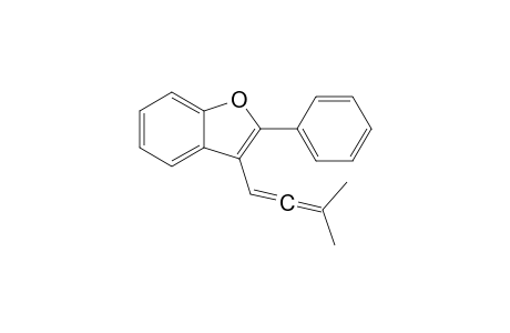 2-Phenyl-3-(3',3'-dimethylallenyl)benzofuran