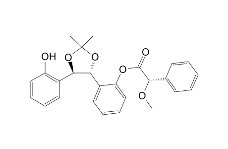 2-[(4R,5R)-4-(2-Hydroxyphenyl)-2,2-dimethyl-1,3-dioxolane-5-yl]phenyl (S)-1-methoxy-1-phenylacetate