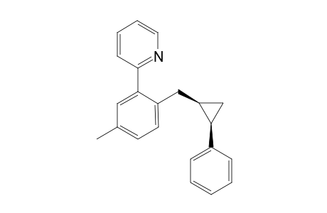 2-{5-Methyl-2-[(cis-2-phenylcyclopropyl)methyl]phenyl}pyridine
