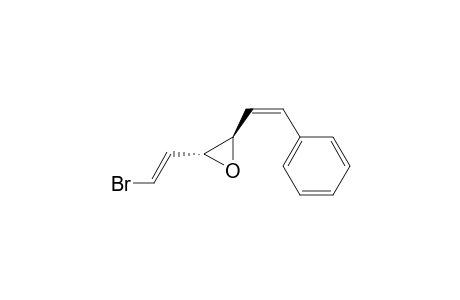Oxirane, 2-(2-bromoethenyl)-3-(2-phenylethenyl)-, [2.alpha.(Z),3.beta.]-