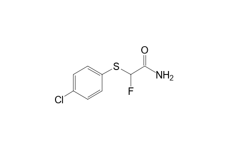 2-(p-Chlorophenylthio)-2-fluoroacetamide