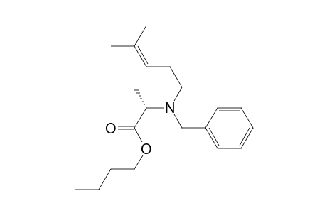 (2S)-2-[4-methylpent-3-enyl-(phenylmethyl)amino]propanoic acid butyl ester