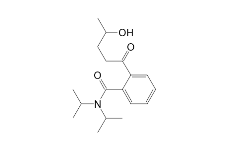 2-(4-hydroxy-1-oxopentyl)-N,N-di(propan-2-yl)benzamide