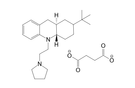 (4aS,9aR)-2-(t-Butyl)-10-[2'-(1'-pyrrolidinyl)ethyl]-(octahydro)-acridine-maleate