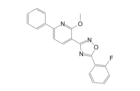 3-[5-(2-fluorophenyl)-1,2,4-oxadiazol-3-yl]-2-methoxy-6-phenylpyridine
