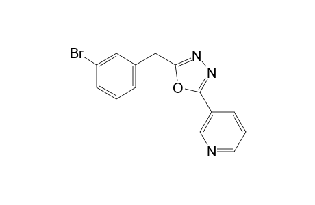 2-(3-Bromobenzyl)-5-(pyridin-3-yl)-1,3,4-oxadiazole