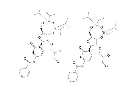 3',5'-O-(TETRAISOPROPYLDISILOXANE-1,3-DIYL)-N4-BENZOYL-2'-O-(2,3-DIHYDROXYPROPYL)-CYTIDINE