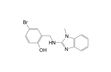 4-bromo-2-{[(1-methyl-1H-benzimidazol-2-yl)amino]methyl}phenol