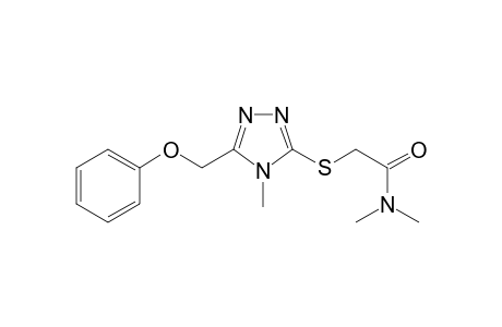 Acetamide, N,N-dimethyl-2-(4-methyl-5-phenoxymethyl-4H-[1,2,4]triazol-3-ylsulfanyl)-