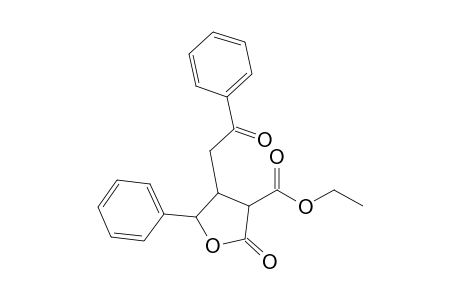 2-keto-4-phenacyl-5-phenyl-tetrahydrofuran-3-carboxylic acid ethyl ester