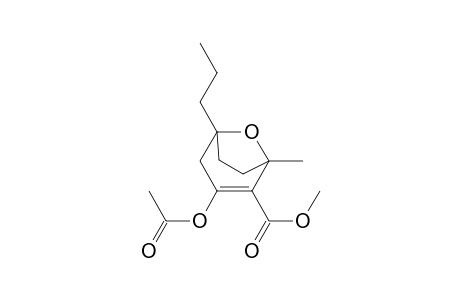 3-Acetoxy-2-(methoxycarbonyl)-1-methyl-5-propyl-8-oxabicyclo[3.2.1]oct-2-ene