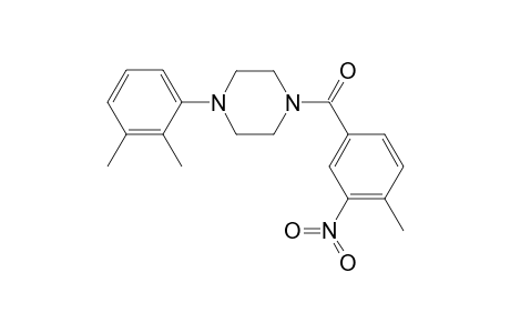 [4-(2,3-dimethylphenyl)-1-piperazinyl]-(4-methyl-3-nitrophenyl)methanone