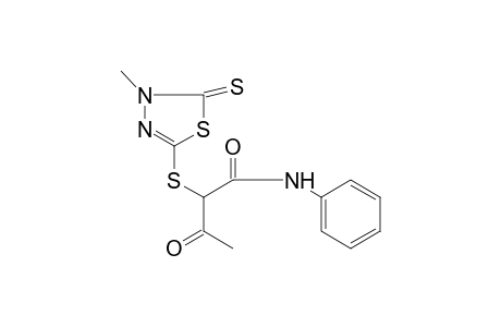 Butanamide, 2-[(4,5-dihydro-4-methyl-5-thioxo-1,3,4-thiadiazol-2-yl)thio]-3-oxo-N-phenyl-