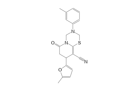 2H,6H-pyrido[2,1-b][1,3,5]thiadiazine-9-carbonitrile, 3,4,7,8-tetrahydro-8-(5-methyl-2-furanyl)-3-(3-methylphenyl)-6-oxo-