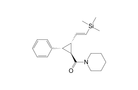 trans-2-Phenyl-trans-3-[2-(trimethylsilyl)vinyl]-1-(piperidinocarbonyl)cyclopropane