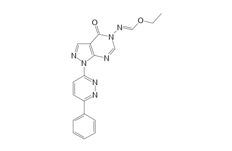 N-[4-oxo-1-(6-phenyl-pyridazin-3-yl)-1,4-dihydro-pyrazolo[3,4-d]pyrimidin-5-yl]formamidic acid ethyl ester