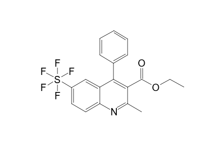 ETHYL-2-METHYL-4-PHENYL-6-(PENTAFLUOROSULFANYL)-QUINOLINE-3-CARBOXYLATE