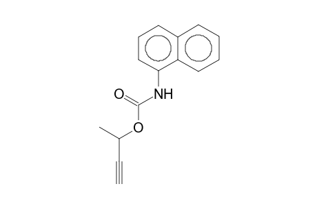 Carbamic acid, N-(1-naphthyl)-, 1-butyn-3-yl ester