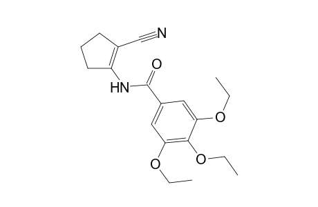 Benzamide, N-(2-cyano-1-cyclopentenyl)-3,4,5-triethoxy-