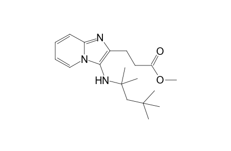 3-[3-(1,1,3,3-tetramethylbutylamino)imidazo[1,2-a]pyridin-2-yl]propionic acid methyl ester