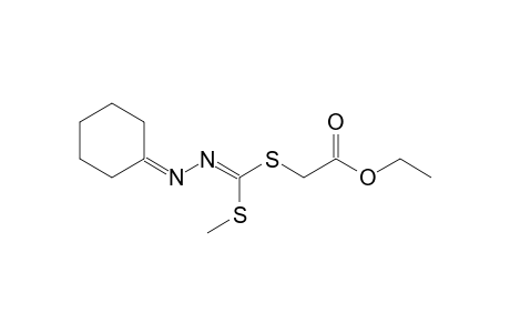 N-Cyclohexylidene-N'-[(ethoxytcarbonylmethylthio)(methylthio)methylene]hydrazine