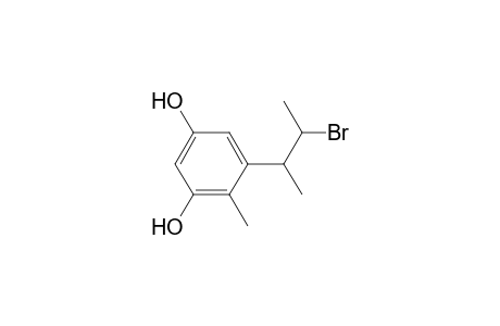 (+ )-2-bromo-3-(3,5-dihydroxy-2-methylphenyl)butane