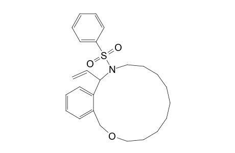 1-Vinyl-N-phenylsulfonyl-2-aza-12-oxacyclobenzopentadecene